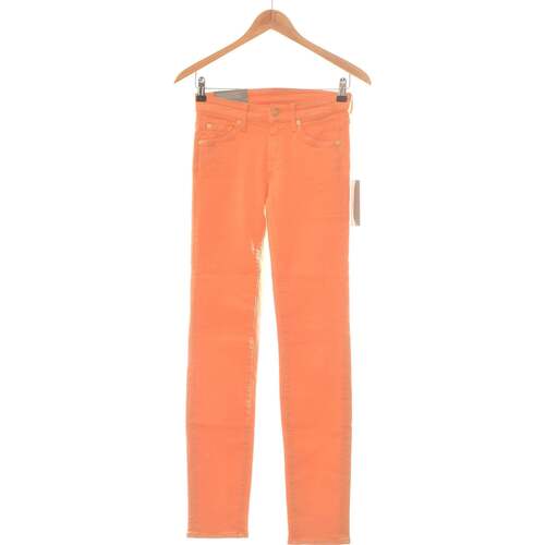 7 for all Mankind Jean Slim Femme 34 - T0 - Xs Orange - Vêtements Jeans slim  Femme 18,20 €