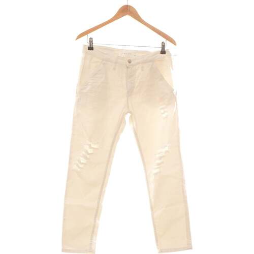 Vêtements Femme Pantalons Iro pantalon droit femme  36 - T1 - S Blanc Blanc