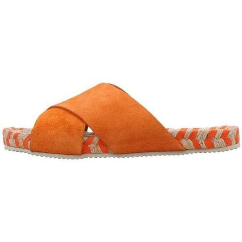 Chaussures Femme Sneakers BOSS J29225 S Navy 849 Senses & Shoes PILEY Orange