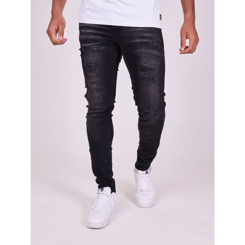 Vêtements Homme Jeans skinny Millennium Yakwarm Legging Jean TP21007 Noir