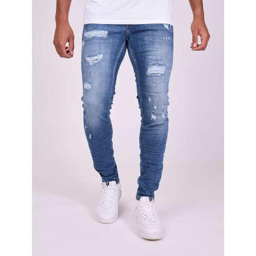 Vêtements Homme Jeans skinny Millennium Yakwarm Legging Jean TP21007 Bleu