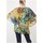 Vêtements Femme Tops / Blouses Georgedé Tunique Maelie en Mousseline Imprimée Abstrait Multicolore
