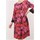 Vêtements Femme Robes Georgedé Robe Lisa Evasée en Jersey Imprimée Fuchsia Multicolore