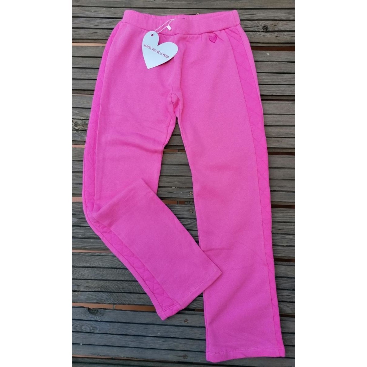 Vêtements Fille Pantalons de survêtement Prada x adidas Sailing Shoe Pantalon jogging fille en molleton rose neuf Agatha Ruiz de la P Rose