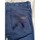 Vêtements Enfant Jeans slim Sans marque Jean's Unisexe enfant bleu indigo aspect délavé taille réglable Bleu
