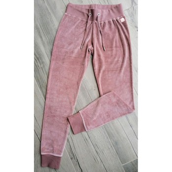 Jogging enfant Sans marque Pantalon jogging fille Molo en velours rose baies de sureau