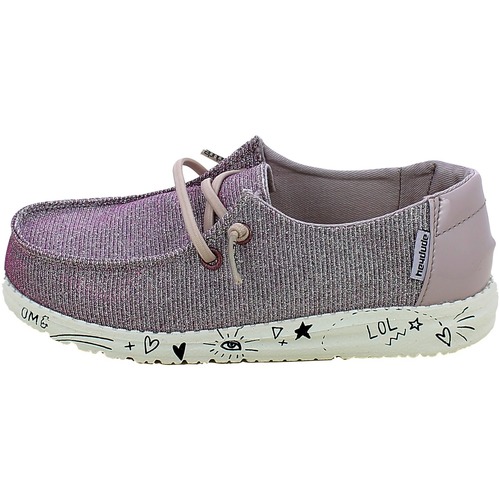 Chaussures Fille Mocassins HEYDUDE WENDYOUTH.14 Rose