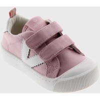 Chaussures Fille Baskets basses Victoria Tenis Scratchs Nylon Rosa Rose