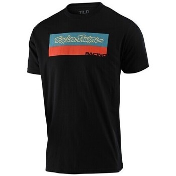 t-shirt troy lee designs  tld t-shirt racing block - black  troy l 