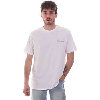 Vêtements Homme T-shirts manches courtes Dockers 27406-0115 Blanc