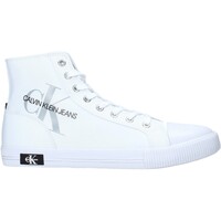 Chaussures Homme Baskets montantes Calvin Klein Jeans YM0YM00020 Blanc