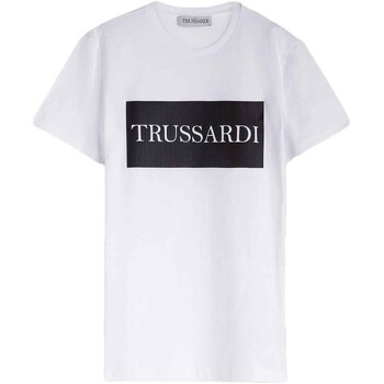 Vêtements Homme T-shirts manches courtes Trussardi 52T00500-1T003605 Blanc