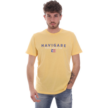 Vêtements Homme T-shirts manches courtes Navigare NV31139 Jaune