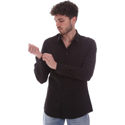 Vêtements Homme Chemises manches longues Gaudi 111GU45001 Noir