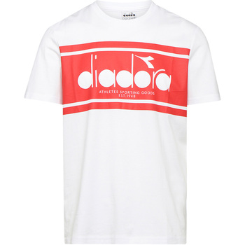 Vêtements Homme T-shirts manches courtes Diadora 502176632 Blanc