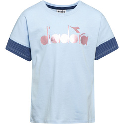 Vêtements Enfant T-shirts manches courtes Diadora SCHWARZ 102175914 Bleu