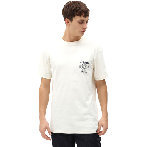 T-shirts Manches Courtes Dickies DK0A4X9NECR1 Blanc - Vêtements T-shirts manches courtes Homme 27 