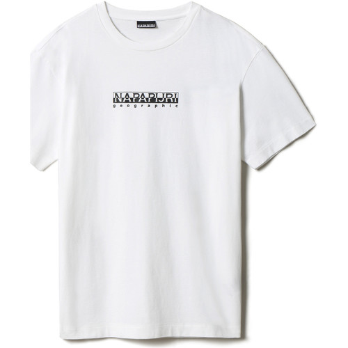 T-shirts Manches Courtes Napapijri NP0A4FF5 Blanc - Vêtements T-shirts manches courtes