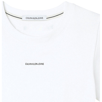 Vêtements Femme T-shirts manches courtes Calvin Klein Jeans J20J215699 Blanc