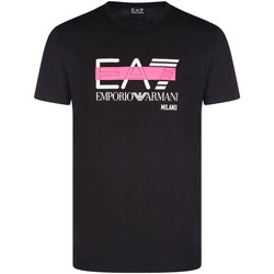 Vêtements Homme T-shirts manches courtes Ea7 Emporio Armani 3KPT32 PJ7CZ Noir