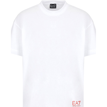 Vêtements Homme T-shirts manches courtes Emporio Armani intarsia-knit logo jumperni 3KPT58 PJ02Z Blanc