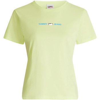 Vêtements Femme T-shirts manches courtes Tommy Jeans DW0DW09818 Vert