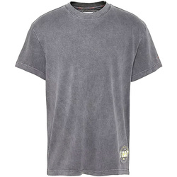 Vêtements Homme T-shirts stampa manches courtes Tommy Jeans DM0DM10271 Noir