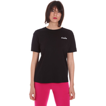 Vêtements Femme T-shirts manches courtes Diadora 102175873 Noir