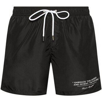 Vêtements Homme Maillots / Shorts midi de bain Karl Lagerfeld KL21MBM07 Noir