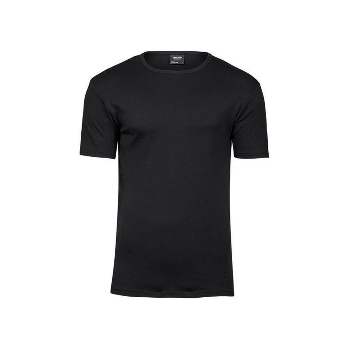 Vêtements T-shirts manches longues Tee Jays Interlock Noir