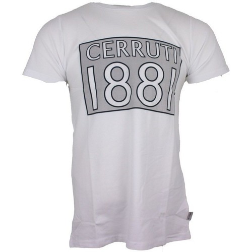 Vêtements Homme T-shirts dress manches courtes Cerruti 1881 Perugia Blanc