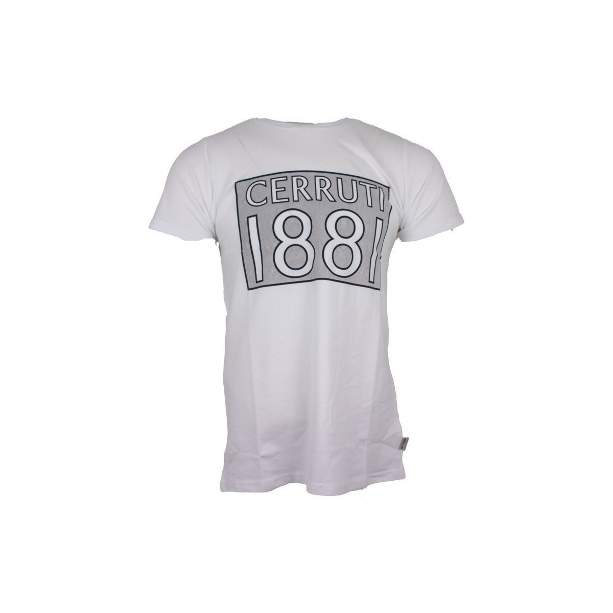 Vêtements Homme T-shirts calvin manches courtes Cerruti 1881 Perugia Blanc