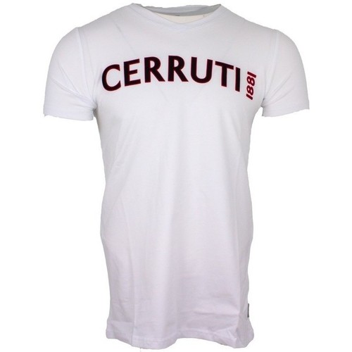 Vêtements Homme T-shirts manches courtes Cerruti 1881 Acquiterme Blanc