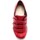 Chaussures Femme Derbies Pediconfort Derbies à scratch pour pieds sensibles Rouge