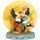 Maison & Déco Taies doreillers / traversins Enesco Figurine Collection Mickey et Minnie Jaune
