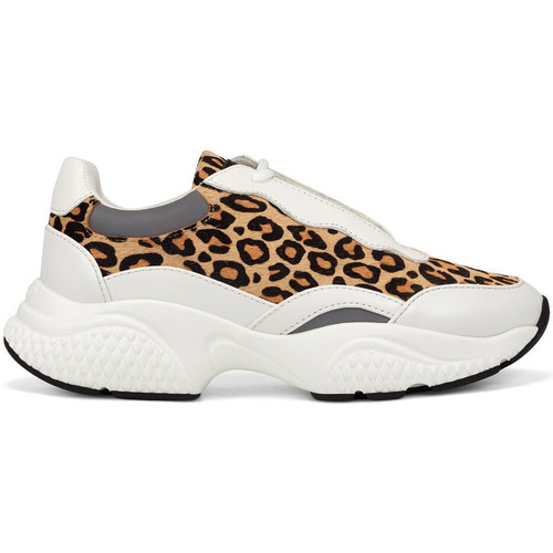 Chaussures Femme Baskets mode Ed Hardy Insert runner-wild white/leopard Blanc