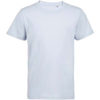 Vêtements Enfant T-shirts manches courtes Sols Camiseta de niño con cuello redondo Bleu
