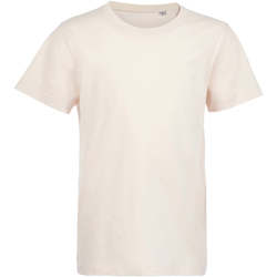 Vêtements Enfant T-shirts manches courtes Sols Camiseta de niño con cuello redondo Rosa