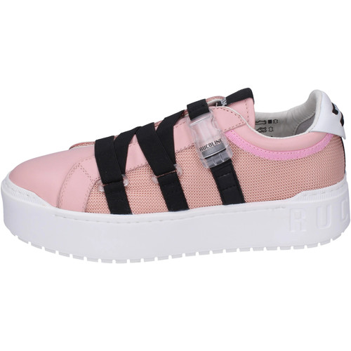 Chaussures Femme Baskets mode Rucoline BH365 Baskets Textile Rose