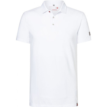 Vêtements Homme Polos manches courtes Timezone Polo en coton  ref 53165 Blanc Blanc