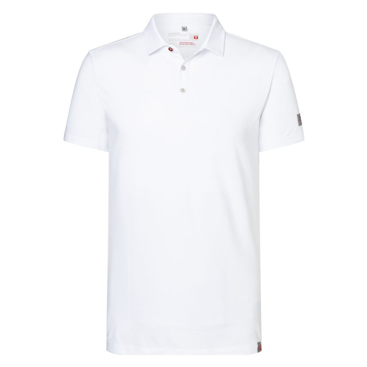 Vêtements Homme T-shirts & Polos Timezone Polo en coton  ref 53165 Blanc Blanc