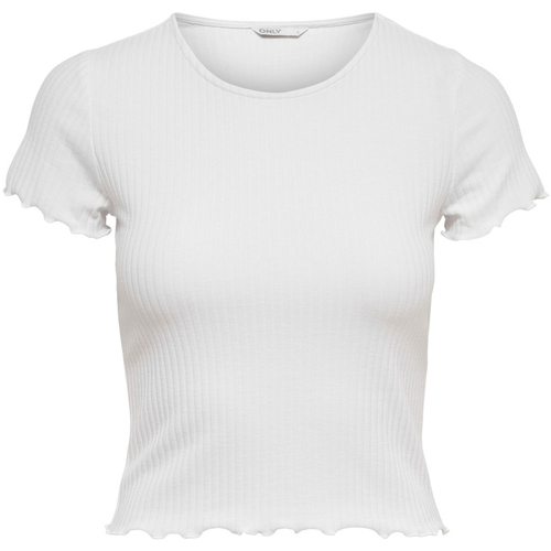 Vêtements Femme T-shirts manches courtes Only 15201206 Blanc