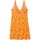Vêtements Femme Pyjamas / Chemises de nuit Pomm'poire Nuisette imprimé orange Nouméa Orange