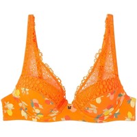 Sous-vêtements Femme Rembourrés Pommpoire Soutien-gorge ampliforme coque moulée imprimé orange Nouméa Orange