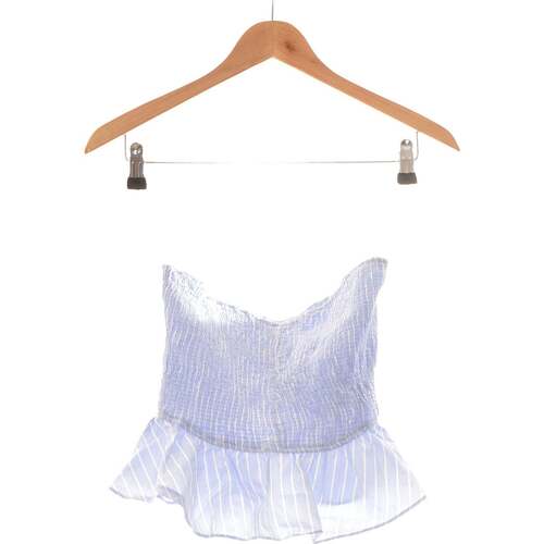 Vêtements Femme Débardeurs / T-shirts sans manche Zara débardeur  36 - T1 - S Bleu Bleu