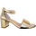 Chaussures Femme Malles / coffres de rangements Sofia Costa 10278 PLATINE OR