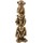 Maison & Déco Statuettes et figurines Jolipa Singes en résine singes de la sagesse Doré