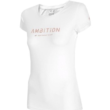 Vêtements Femme T-shirts manches courtes 4F H4L21 TSD033 Blanc