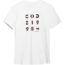 Vêtements Homme T-shirts manches courtes 4F H4L21 TSM018 Blanc