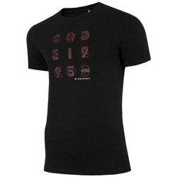 Vêtements Homme T-shirts manches courtes 4F TSM018 Noir